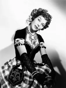 Lace Gloves Prints: THE DESPERADOES, Joan Woodbury, 1943