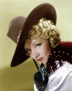 Colorized Prints: DESTRY RIDES AGAIN, Marlene Dietrich, 1939