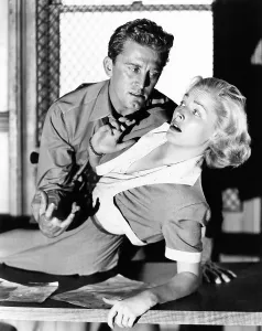 Images Dated 20th July 2015: DETECTIVE STORY, from left, Kirk Douglas, Eleanor Parker, 1951