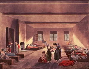 December Prints: Detention room in London's Bridewell Hospital