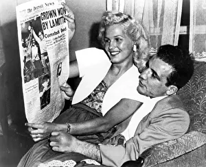 Champion Prints: DETROIT, MICH.-- Jake LaMotta, new middle-weight champion, and his wife, Vickie