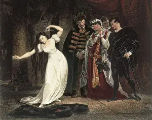 Litography Prints: DEVERIA, Eugne (1805-1865); SHAKESPEARE