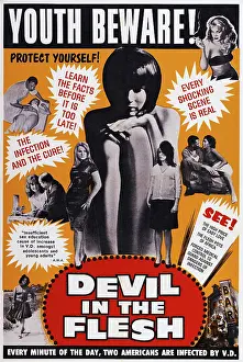 Bare Legs Prints: DEVIL IN THE FLESH, US poster art, 1967
