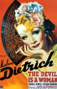 Dietrich Prints: THE DEVIL IS A WOMAN, Marlene Dietrich, 1935 Poster Art