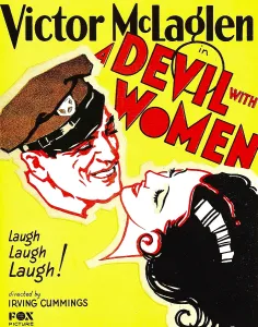 Images Dated 26th October 2009: A DEVIL WITH WOMEN, left: Victor McLaglen on window card