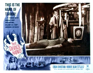 Laying Down Prints: THE DEVIL'S HAND, Neil Hamilton, Ariadna Welter, 1962