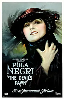 Negri Prints: THE DEVIL'S PAWN (aka DER GELBE SCHEIN), Pola Negri, 1918