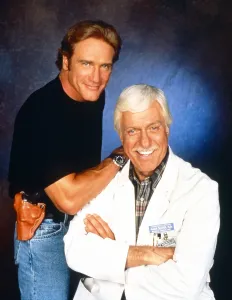 Van Dyke Prints: DIAGNOSIS MURDER, from left: Barry Van Dyke, Dick Van Dyke, 1993-2001