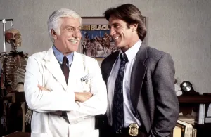 Lab Coat Prints: DIAGNOSIS MURDER, from left, Dick Van Dyke, Barry Van Dyke, 1993-2001
