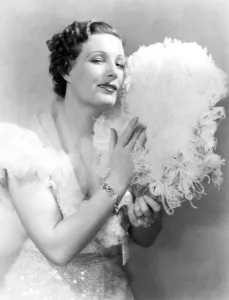 Feather Fan Prints: DIAMOND JIM, Binnie Barnes, 1935