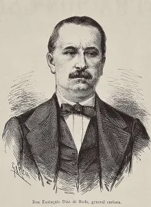 DIAZ DE RADA Y LANDIVAR, Eustaquio (1815-1874). Spain. Carlist Wars. Eustaquio Daz de Rada. Engraving. SPAIN. Madrid. National Library. AISA/Everett Collection**US SALES ONLY**