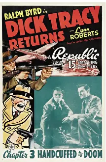 Serial Prints: DICK TRACY RETURNS, Chapter 3: Handcuffed To Doom, 1938