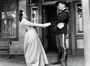 Happiness Prints: THEY DIED WITH THEIR BOOTS ON, Olivia de Havilland, Errol Flynn, 1941