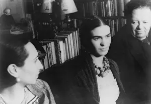 Surrealism Prints: Diego Rivera and his wife, Frida Kahlo in 1932