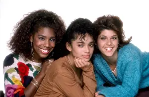 Lisa Prints: A DIFFERENT WORLD, from left: Dawnn Lewis, Lisa Bonet, Marisa Tomei, (1987), 1987-1993