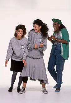 Lisa Prints: A DIFFERENT WORLD, from left: Marisa Tomei, Lisa Bonet, Dawnn Lewis, (1987), 1987-1993