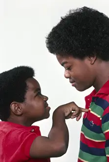 1980s Tv Prints: DIFF'RENT STROKES, from left, Gary Coleman, Todd Bridges, 1978-86 (1980 photo)
