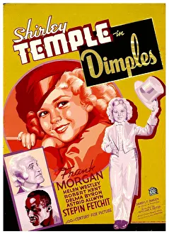 Frank Prints: DIMPLES, center and right: Shirley Temple