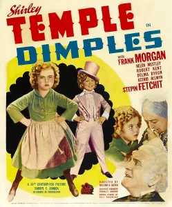 Crying Prints: DIMPLES, left: Shirley Temple, right clockwise: Shirley Temple