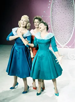 Adams Prints: THE DINAH SHORE CHEVY SHOW, from left: Edie Adams