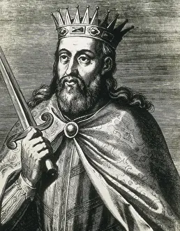 Cloak Prints: Dinis, called 'El Liberal' (1261-1325). AISA/Everett Collection**US SALES ONLY**