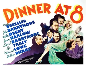 Wallace Prints: DINNER AT EIGHT, (aka DINNER AT 8)