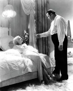 DINNER AT EIGHT, Jean Harlow, Wallace Beery, 1933