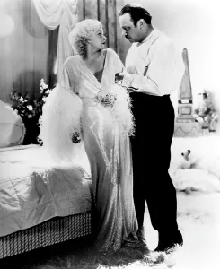 DINNER AT EIGHT, Jean Harlow, Wallace Beery, 1933