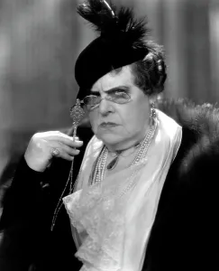 Scowling Prints: DINNER AT EIGHT, Marie Dressler, 1933