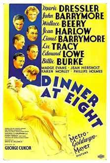 Harlow Prints: DINNER AT EIGHT, (top to bottom): Marie Dressler