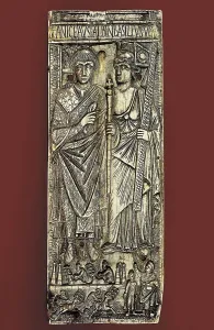 6th C Prints: Diptych of Consul Basilius. 6th c