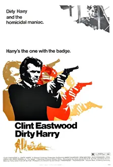 Eastwood Prints: DIRTY HARRY, US poster, Clint Eastwood, 1971