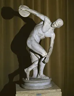 Muscles Prints: Discobolo Lancellotti. ca. 460 - 450 BC