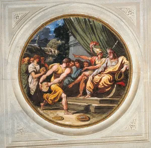 Neoclassicism Prints: Discus Throw in Honor of Ulysses at Alcinous Palace