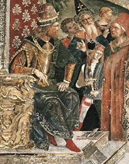 Courtier Prints: Discussion of Catherine of Alexandria with the philosophers