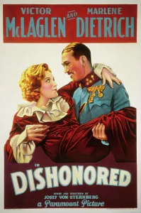 Dietrich Prints: DISHONORED, Marlene Dietrich, Victor McLaglen, 1931