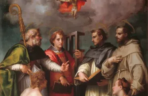 Pastoral Prints: Disputation over the Trinity, by Andrea DAgnolo known as Andrea del Sarto