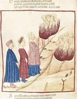 Dante Alighieri 1265 1321 Prints: The Divine Comedy. s.XIV. The Purgatory