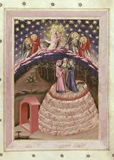 Dante Alighieri 1265 1321 Prints: The Divine Comedy. s.XV. Representation of The Glory