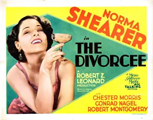 Socialite Prints: THE DIVORCEE, US poster, Norma Shearer, 1930