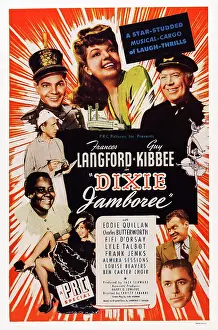 B Movie Prints: DIXIE JAMBOREE, US poster, from bottom left clockwise: Fifi D'Orsay