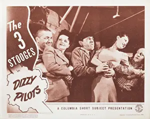 Enjoying Prints: DIZZY PILOTS, Curly Howard, Judy Malcolm