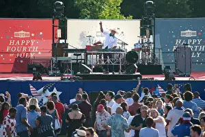 Holiday Prints: DJ D-Nice performs for White House guests at Independence Day celebrations on the White House South Lawn