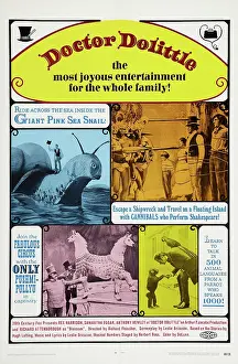 Animals Prints: DOCTOR DOLITTLE, US poster, top left and bottom right: Rex Harrison
