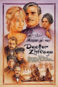 Epic Prints: DOCTOR ZHIVAGO, US poster art, counter clockwise from right: Geraldine Chaplin