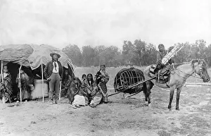 Baby Prints: The dog-drawn or horse-drawn travois was a staple transport tool for North American Plains Indians