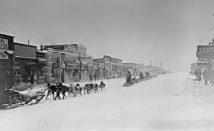 Rs3wn Prints: Dog teams leaving Anchorage, Alaska, c