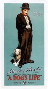 1900s Movies Prints: A DOG'S LIFE, Charlie Chaplin, 1918