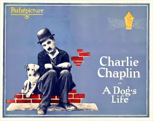 Light Prints: A DOG'S LIFE, Charlie Chaplin on 1920s poster art, 1918