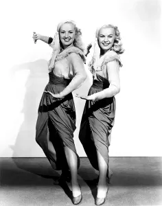 Song And Dance Prints: THE DOLLY SISTERS, from left, Betty Grable